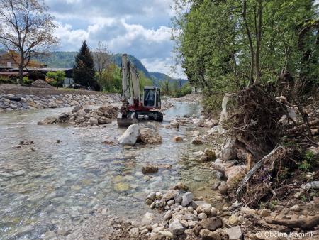 Sanacijska obnova vodotokov in hudournikov po poplavah (2)